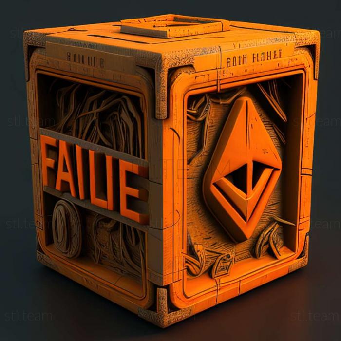 3D модель Игра Half Life 2 Оранжевая коробка (STL)